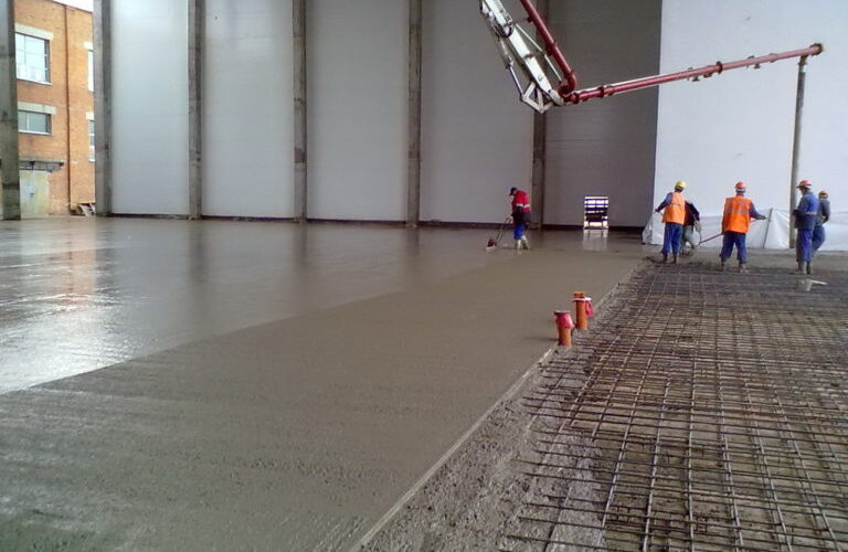 як залити бетонну підлогу