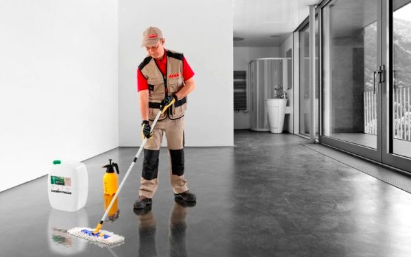 Збезпилювання бетонної підлоги (бетона